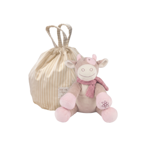 Grande peluche lola 80 cm avec pochon cadeau Noukies