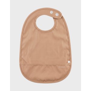 Lot de 3 bavoirs imperméables et poche récupératrice eléphants Noukies