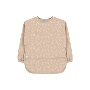 Bavoir imperméable à manches et poche récupératrice brindilles 6m+ Noukies