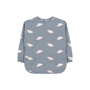 Bavoir imperméable à manches et poche récupératrice dinos 6m+ Noukies