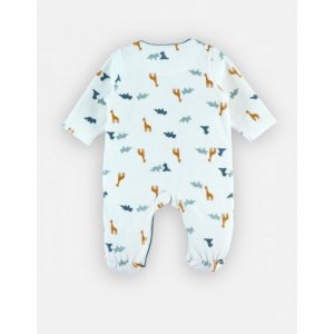 Pyjama bébé en velours dinosaure - 1 mois Noukies