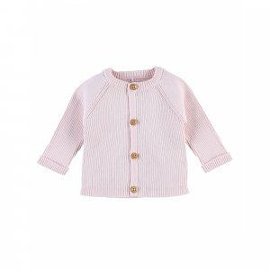 Gilet maille rose pâle 9 mois Noukies