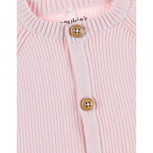 Gilet maille rose pâle 9 mois Noukies