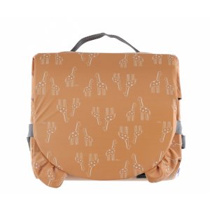 Rehausseur de chaise bébé pliable et imperméable girafe Noukies