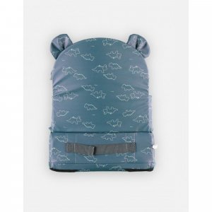 Rehausseur de chaise bleu motifs dinosaures Noukies