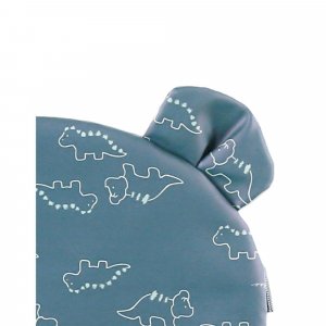 Rehausseur de chaise bleu motifs dinosaures Noukies