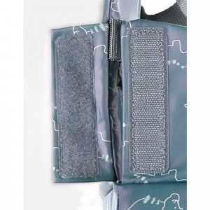 Rehausseur de chaise bleu motifs dinosaures Noukies