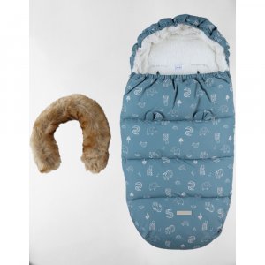 Chancelière universelle winter blue - mix and match Noukies