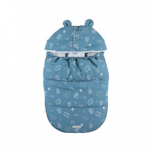 Chancelière bébé winter blue - mix and match Noukies