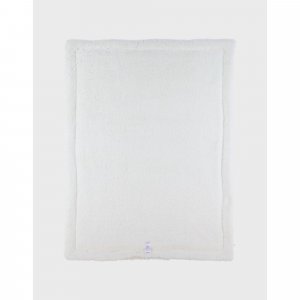 Couverture en tricot 75x100cm kaki Noukies