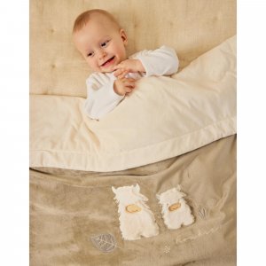 Couverture kendi 100x140 cm en veloudoux fluffy Noukies