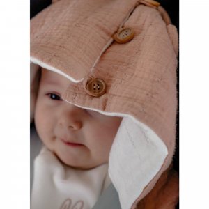 Nid d’ange, mousseline de coton bio Noukies