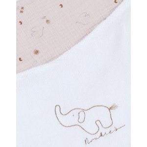 Lot de 2 bavoirs bandana comlombes du bonheur Noukies