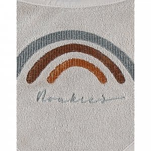 Lot de 2 bavoirs bandana dinosaure et arc en ciel Noukies