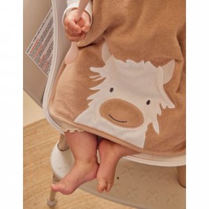 Lot 2 bavoirs éponge funny - fluffy orso & lily Noukies