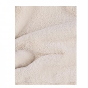 Couverture promenade fausse fourrure bébé beige mix and match Noukies