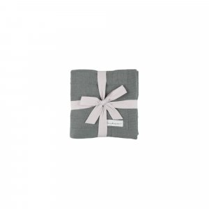 Couverture tricot 75 x 100 kaki mix and match Noukies