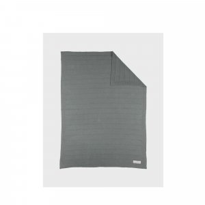 Couverture tricot 75 x 100 kaki mix and match Noukies