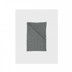 Couverture tricot 75 x 100 kaki mix and match Noukies