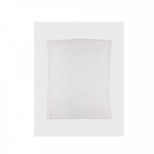 Couverture tricot bébé 75 x 100 rouge avec sherpa Noukies