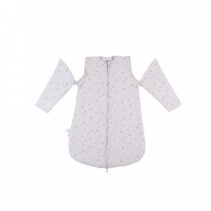 Gigoteuse 70cm jersey manches amovibles colombes du bonheur Noukies