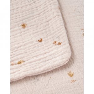 Housse de couette bali, moka & snow 100 x 140 cm Noukies