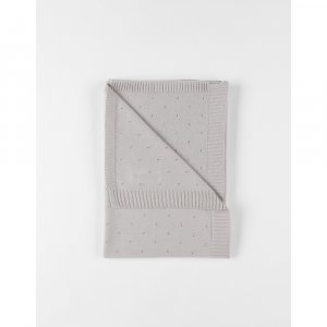 Couverture en tricot 75x100cm tender beige - mix and match Noukies