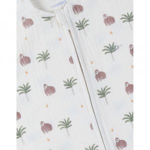 Gigoteuse été 70 cm mousseline de coton - cute gorilla Noukies