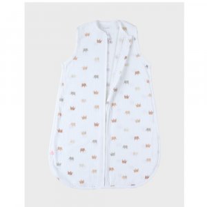 Gigoteuse été 70 cm en mousseline de coton - elephants Noukies