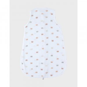 Gigoteuse été 70 cm en mousseline de coton - elephants Noukies