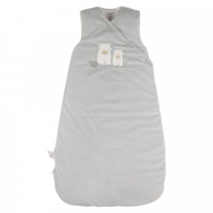 Gigoteuse bali 100cm en veloudoux - fluffy sauge Noukies