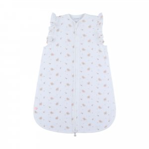 Gigoteuse 70cm, mousseline de coton bio, 1-6 mois - fleurs d'antan Noukies