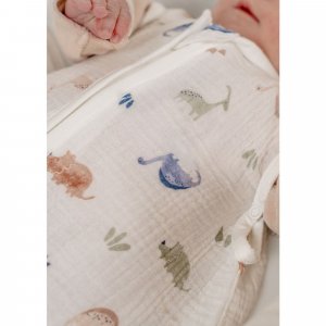 Gigoteuse en mousseline de coton bio, 100cm, 6-24 mois Noukies