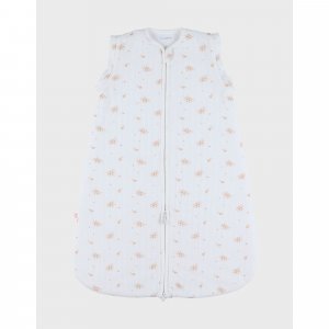 Gigoteuse nomade 70cm, coton bio, 1-6 mois - fleurs d'antan Noukies