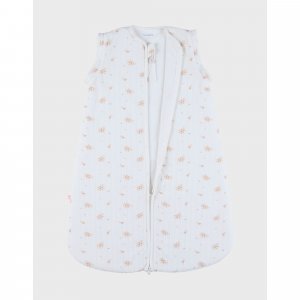 Gigoteuse nomade 70cm, coton bio, 1-6 mois - fleurs d'antan Noukies