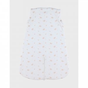 Gigoteuse nomade 70cm, coton bio, 1-6 mois - fleurs d'antan Noukies