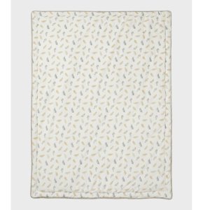 Couverture 100x140 cm en veloudoux plumes de lune Noukies