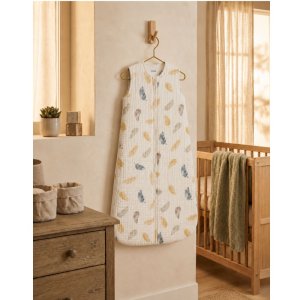 Gigoteuse 100cm en jersey manches amovibles plume de lune Noukies