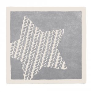 Tapis de chambre bébé en coton sans personnages poudre d'étoiles