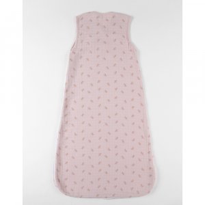 Gigoteuse pop 100cm rose mousseline imprimé libellule Noukies