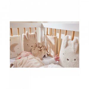 Protège barreaux tour de lit bali, moka & snow Noukies