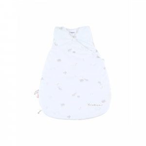 Gigoteuse 50 cm en veloudoux bali, moka & snow Noukies