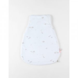 Gigoteuse 50 cm en veloudoux bali, moka & snow Noukies