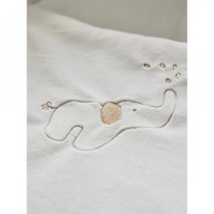 Couffin bali, moka & snow en veloudoux naturel Noukies