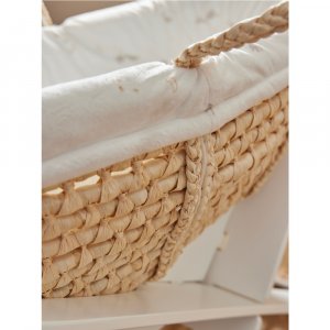 Couffin bali, moka & snow en veloudoux naturel Noukies