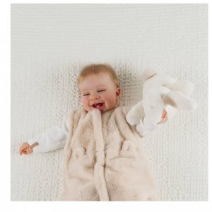 Gigoteuse bébé 70cm fausse fourrure beige mix and match Noukies