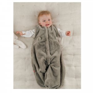 Gigoteuse bébé 100cm fausse fourrure kaki mix and match Noukies