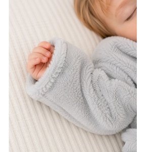 Gigoteuse bébé 100cm fausse fourrure gris Noukies