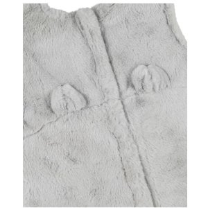 Gigoteuse bébé 100cm fausse fourrure gris Noukies