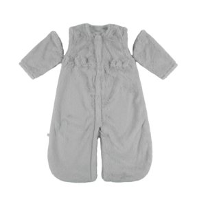 Gigoteuse bébé 70cm fausse fourrure gris Noukies